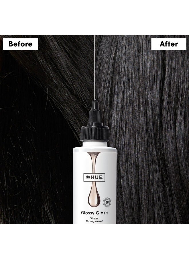 dpHUE Glossy Glaze, Sheer - 4 fl oz - In-Shower Conditioning Glaze for Luminous Shine - Paraben, SLS & SLES Sulfate Free - Leaping Bunny Certified
