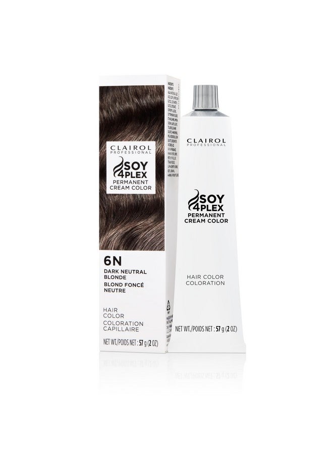 Clairol Professional Permanent Crème, 6n Dark Neutral Blonde, 2 oz (Pack of 1)