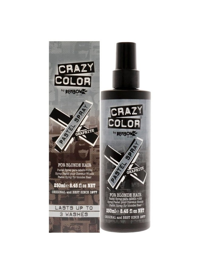 Crazy Color Pastel Hair Spray Graphite 250 ml