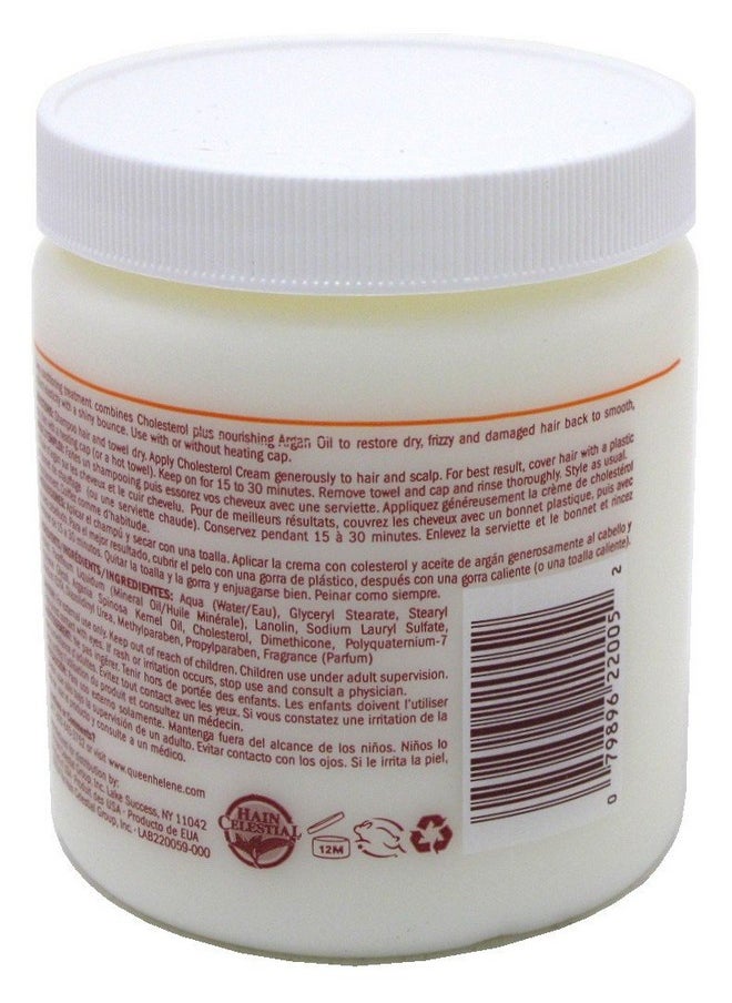 QUEEN HELENE Cholesterol Hair Conditioning Creme Argan Oil, 15 oz