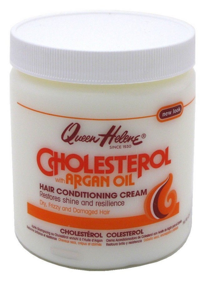 QUEEN HELENE Cholesterol Hair Conditioning Creme Argan Oil, 15 oz