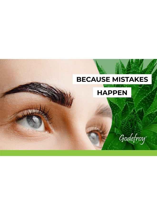 Godefroy Stain Remover For Hair Color, Hair Dye, Eyebrow and Eyelash Enhancer - Remove Unwanted Stains From the Hair or Skin, Infused with Aloe Vera (4 Ounce, 40 Applications)