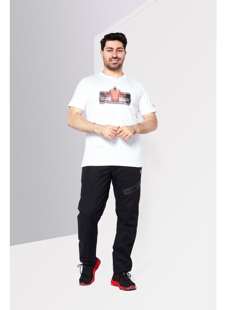 Men Sportswear Fit Short Sleeve Outdoor T-Shirts, White