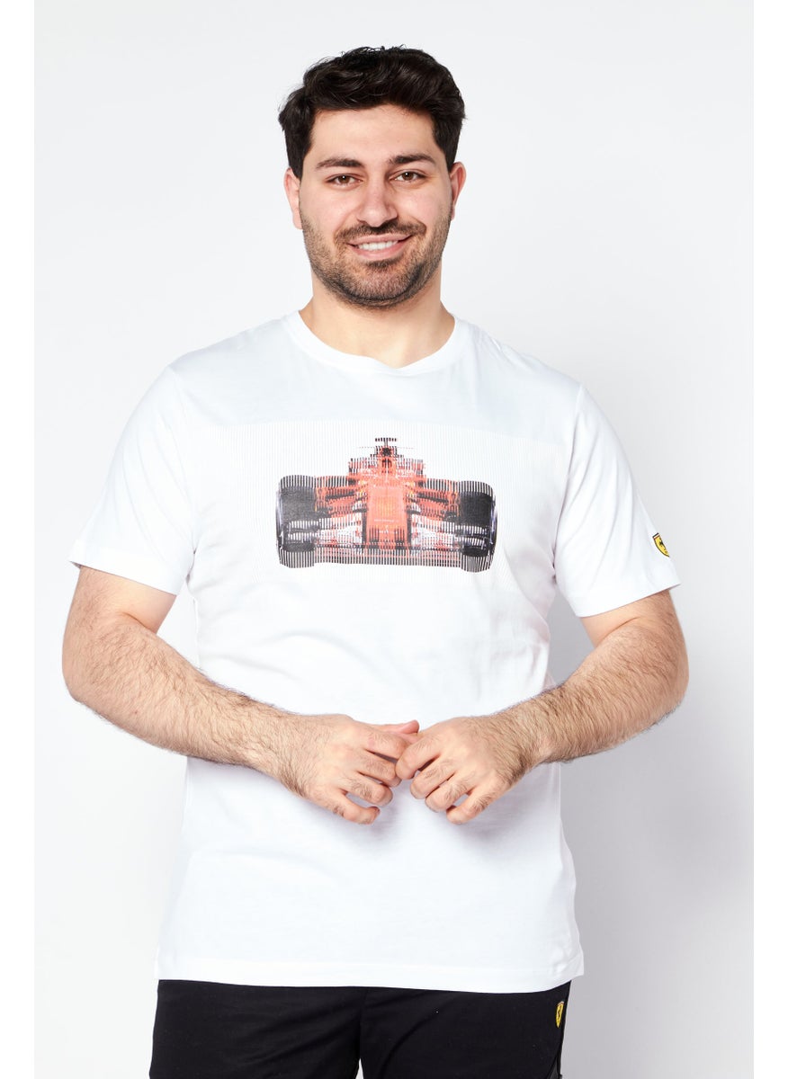 Men Sportswear Fit Short Sleeve Outdoor T-Shirts, White