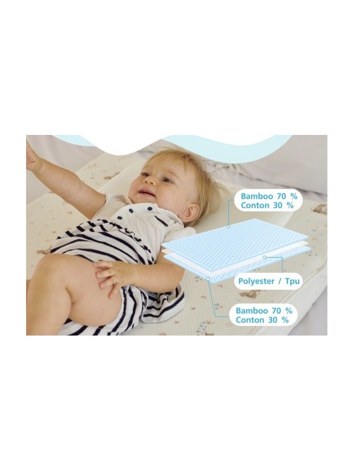 Snow Owl Gentle Guard Bamboo Waterproof Pad (Sizes S/M/L) - Pink, M