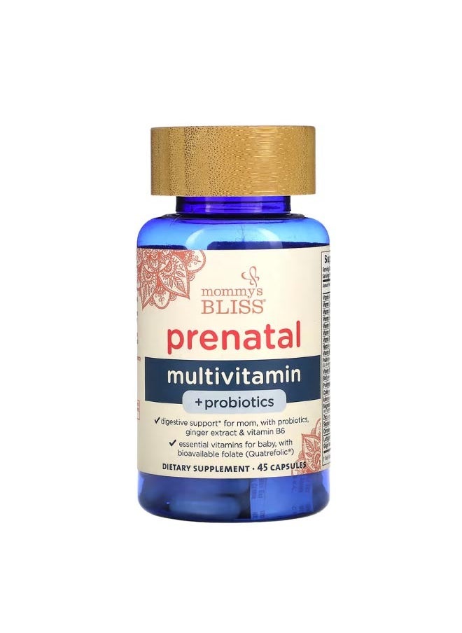Prenatal Multivitamin  Probiotics 45 Capsules