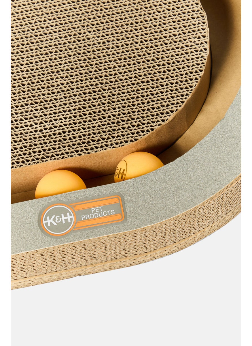 Universal Mount Kitty Sill With Cardboard Track 61 W x 36 D cm, Grey Combo