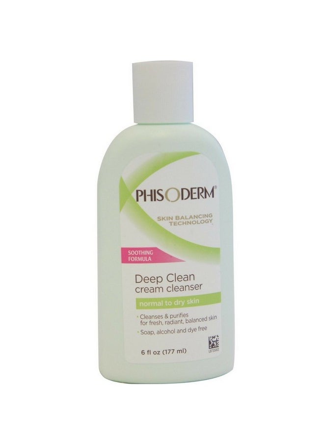 pHisoderm Cream Cleanser for Normal to Dry Skin, 6 oz (177 ml)