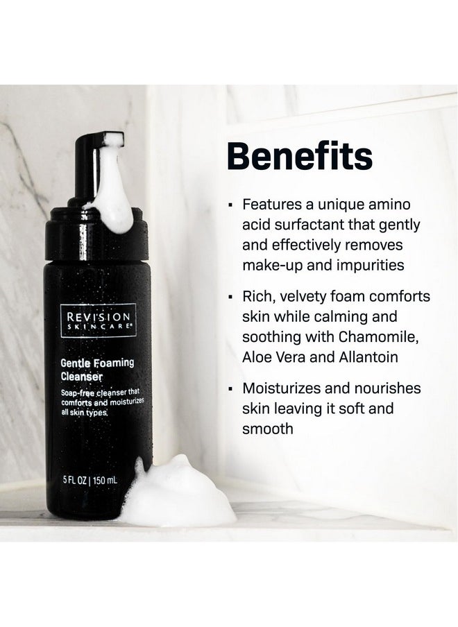 Revision Skincare Gentle Foaming Cleanser, Soap Free Facial Cleanser and Makeup Remover, Soothing and Moisturizing, 5 fl oz