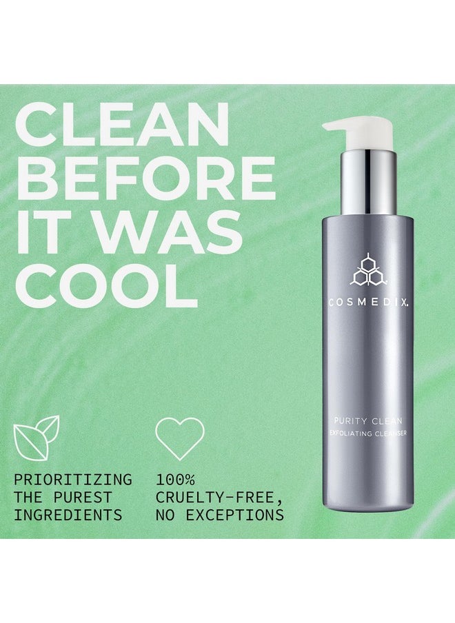 Purity Clean Exfoliating Cleanser by Cosmedix for Women - 5 oz Cleanser
