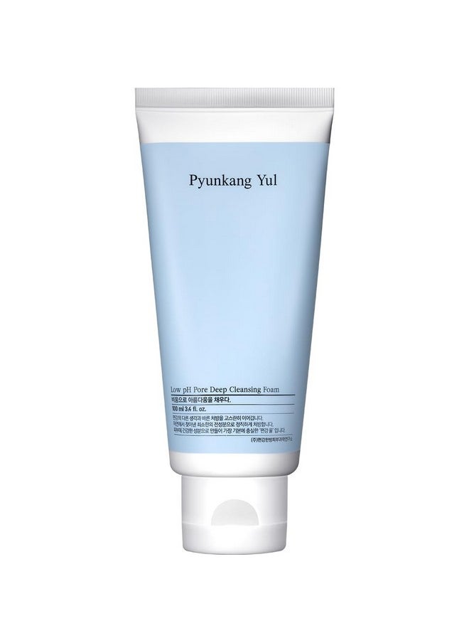 Pyunkang Yul [PKY] Low pH Pore Deep Cleansing Foam, Pore Cleanser with Fluffy Microbubbles, AHA, Witch Hazel, Zero Irritation, Korean Skincare (3.38 Fl. Oz, 100ml)