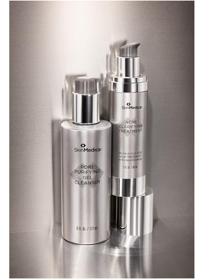 SkinMedica Pore Purifying Gel Cleanser - This Pore Cleaning Gel Cleanser with Clinically Proven Ingredients Dissolves Makeup, Oil, and Impurities, While Purifying Pores, 6 Fl Oz