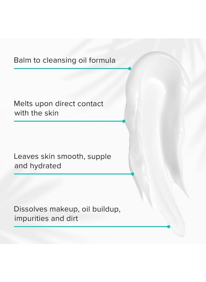 ClarityRx Balm It Off Facial Cleanser, Natural Plant-Based Pre-Cleanser for All Skin Types, Gently Dissolves Makeup, Dirt & Excess Oil (3 oz)