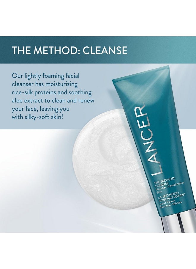 Lancer Skincare The Method: Cleanse Face Cleanser, Daily Face Wash with Salicylic Acid, Normal-Combination Skin, 2 Fluid Ounces
