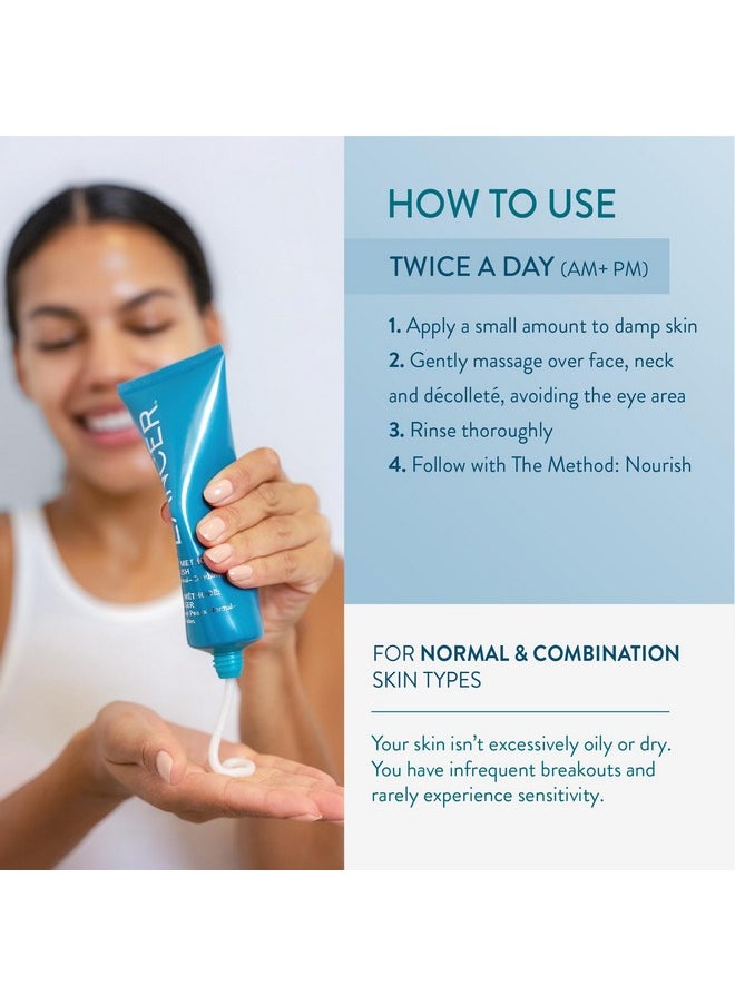 Lancer Skincare The Method: Cleanse Face Cleanser, Daily Face Wash with Salicylic Acid, Normal-Combination Skin, 2 Fluid Ounces