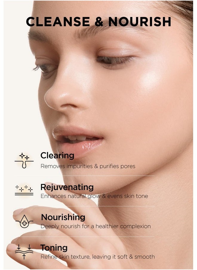 Hanskin Vitamin C Glow Powder Cleanser - Gentle Face Wash for Brightening & Radiant Skin, Papaya Enzyme Powder Facial Cleanser for Dry Skin, Exfoliating & Refreshing Korean Skincare [2.36 fl oz.]