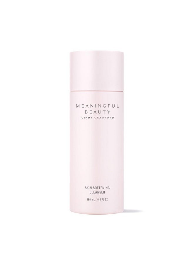 Meaningful Beauty Skin Softening Cleanser (Non-Foaming, Oil Free, Fragrance Free Wash), 6 Fl Oz