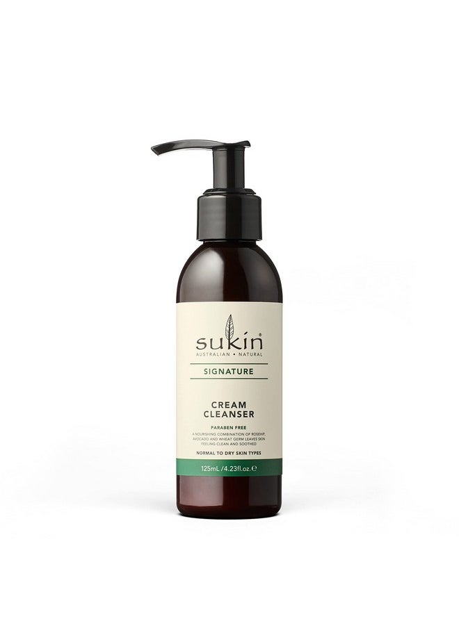 Sukin Naturals Cream Cleanser Pump, 4.23 Fluid Ounce