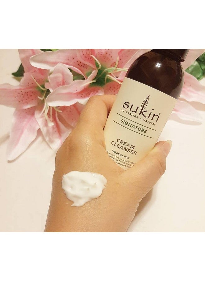 Sukin Naturals Cream Cleanser Pump, 4.23 Fluid Ounce
