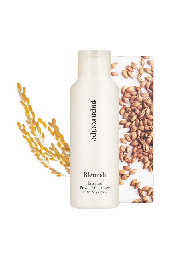 Papa Recipe Blemish Enzyme Powder Cleanser - Soft Exfoliating Facial Wash for Sensitive Skin (50g, 1.72oz) - Korean Skincare for Radiant, Smooth Complexion
