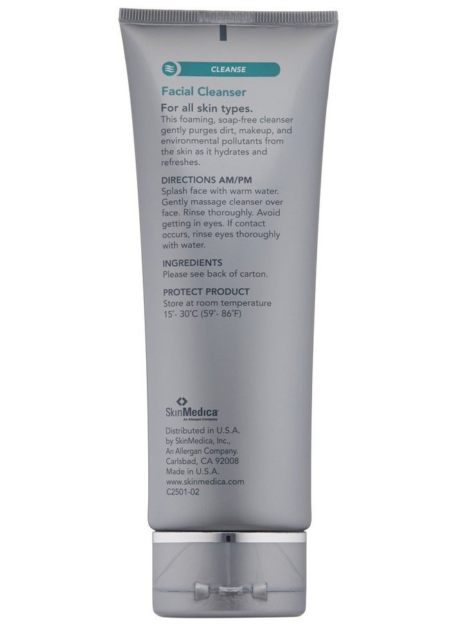 SkinMedica Facial Cleanser - Foaming Cleanser That is a Gentle Face Wash for Normal or Dry Skin and Perfect As a Makeup Remover, 6 Fl Oz
