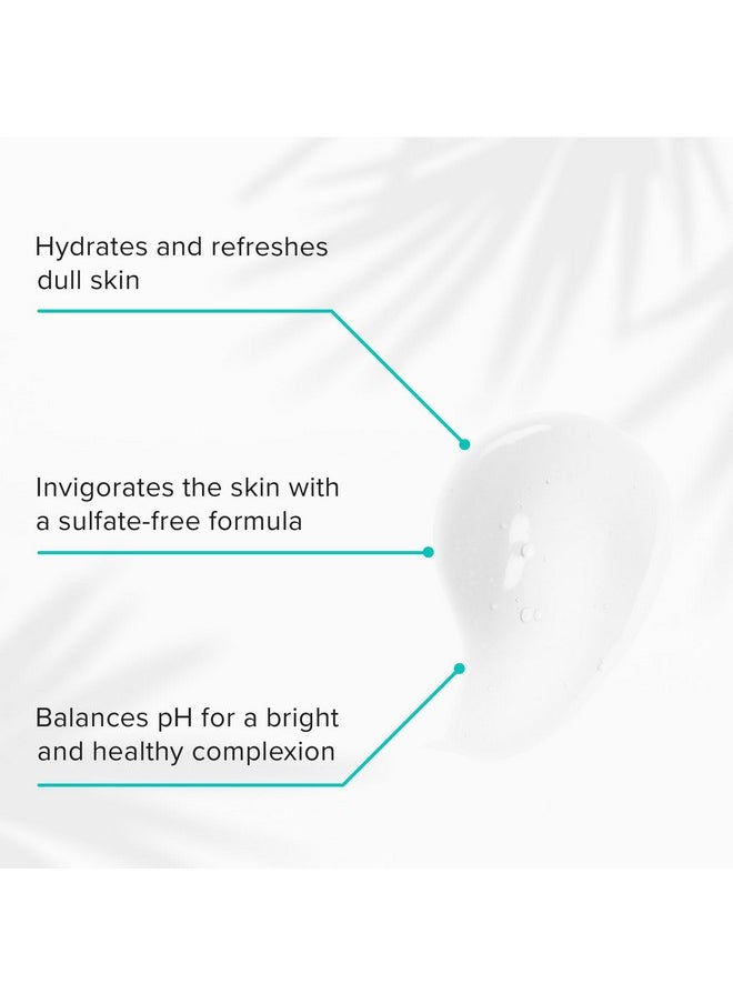 ClarityRx C-Results Vitamin C Facial Cleanser, Natural Plant-Based Brightening Face Wash with Lactic Acid (6 fl oz)