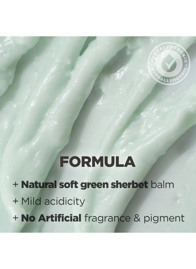 HYGGEE Soft Reset Green Cleansing Balm - Vegan Gentle Makeup Remover Sherbet Cleanser - Milky Oil Based Cleanser - Tea Tree Extract & Jojoba Oil - Hypoallergenic for Sensitive Skin, 3.38oz.