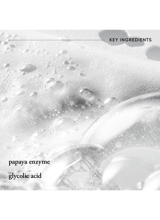 philosophy purity made simple pore purifying foam facial cleanser - with papaya enzyme & glycolic acid - foaming face wash - removes dirt and impurities from pores - 5 fl oz