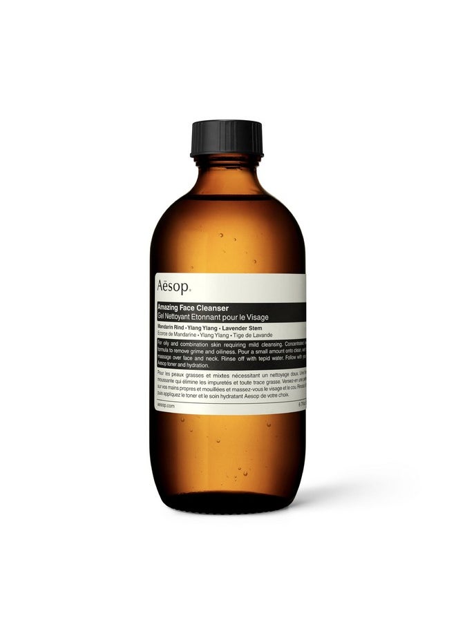 Aesop Amazing Face Cleanser | Non-Drying, Enhanced with Purifying Mandarin Rind | Cleanses Skin of Oil and Grime | 6.7 oz