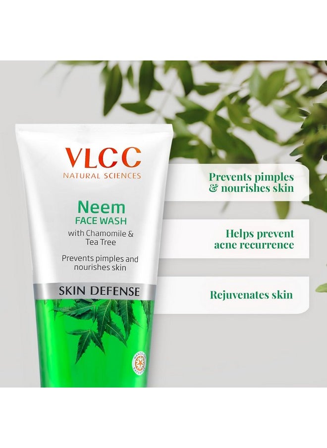 VLCC Neem Face Wash With Chamomile And Tea Tree, 150Ml