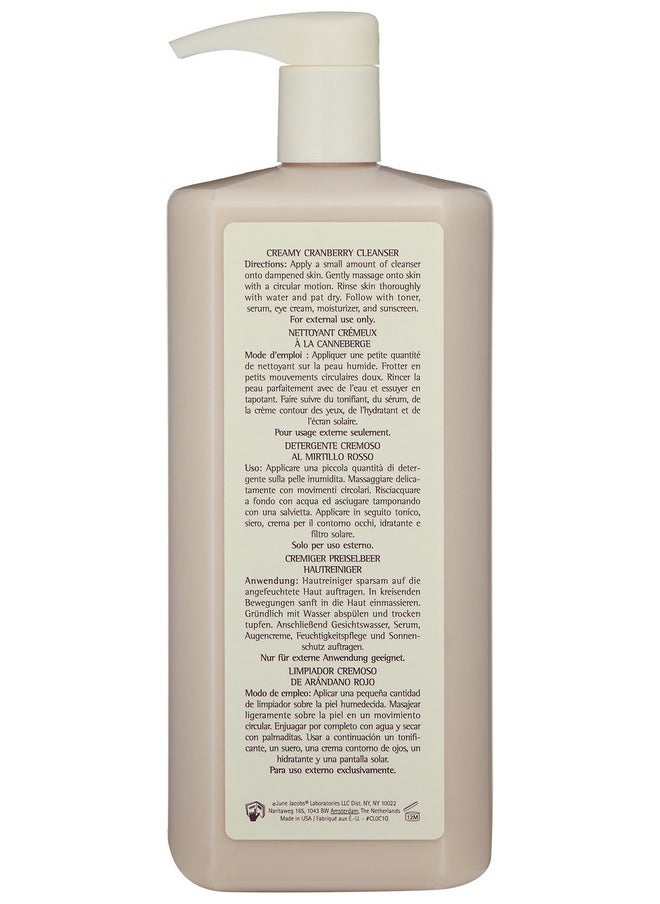 June Jacobs Creamy Cranberry Cleanser, 32 Fl Oz (Pack of 1)