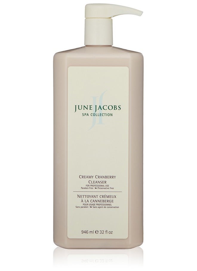 June Jacobs Creamy Cranberry Cleanser, 32 Fl Oz (Pack of 1)