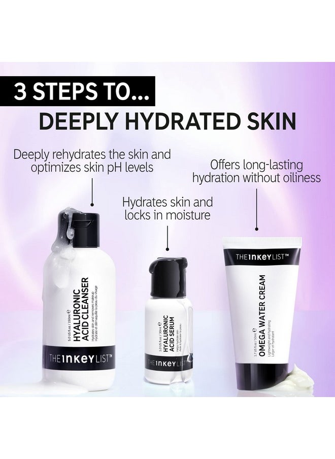The INKEY List Hyaluronic Acid Cleanser, Daily Hydrating Face Cleanser, Helps Hydrate Skin and Lock In Moisture, Removes Makeup, For All Skin Types, 5 fl oz