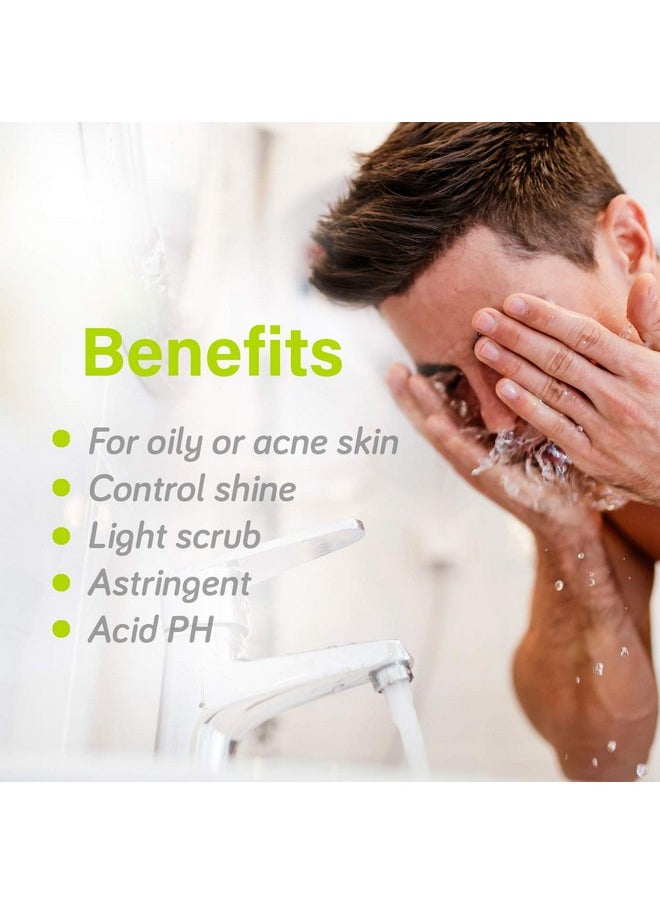 Pili Facial Cleanser with Witch Hazel and Calendula, cleans and exfoliates with controlled pH