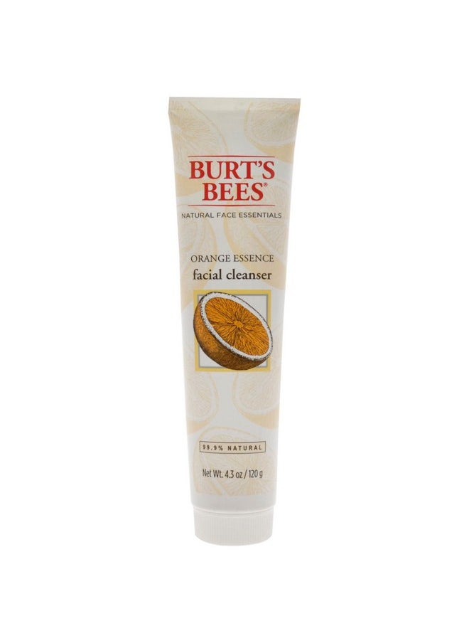 Burt's Bees Orange Essence Facial Cleanser, Sulfate-Free Face Wash, 4.3 Ounces