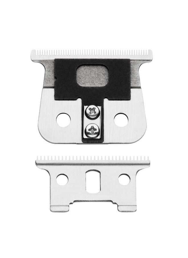 Andis 04850 GTX T-Outliner Stainless Steel Deep Tooth Replacement Blade for Trimmer, Carbon Steel Comfort Edge Blade - Zero Gapped - Polished (Pack of 1)