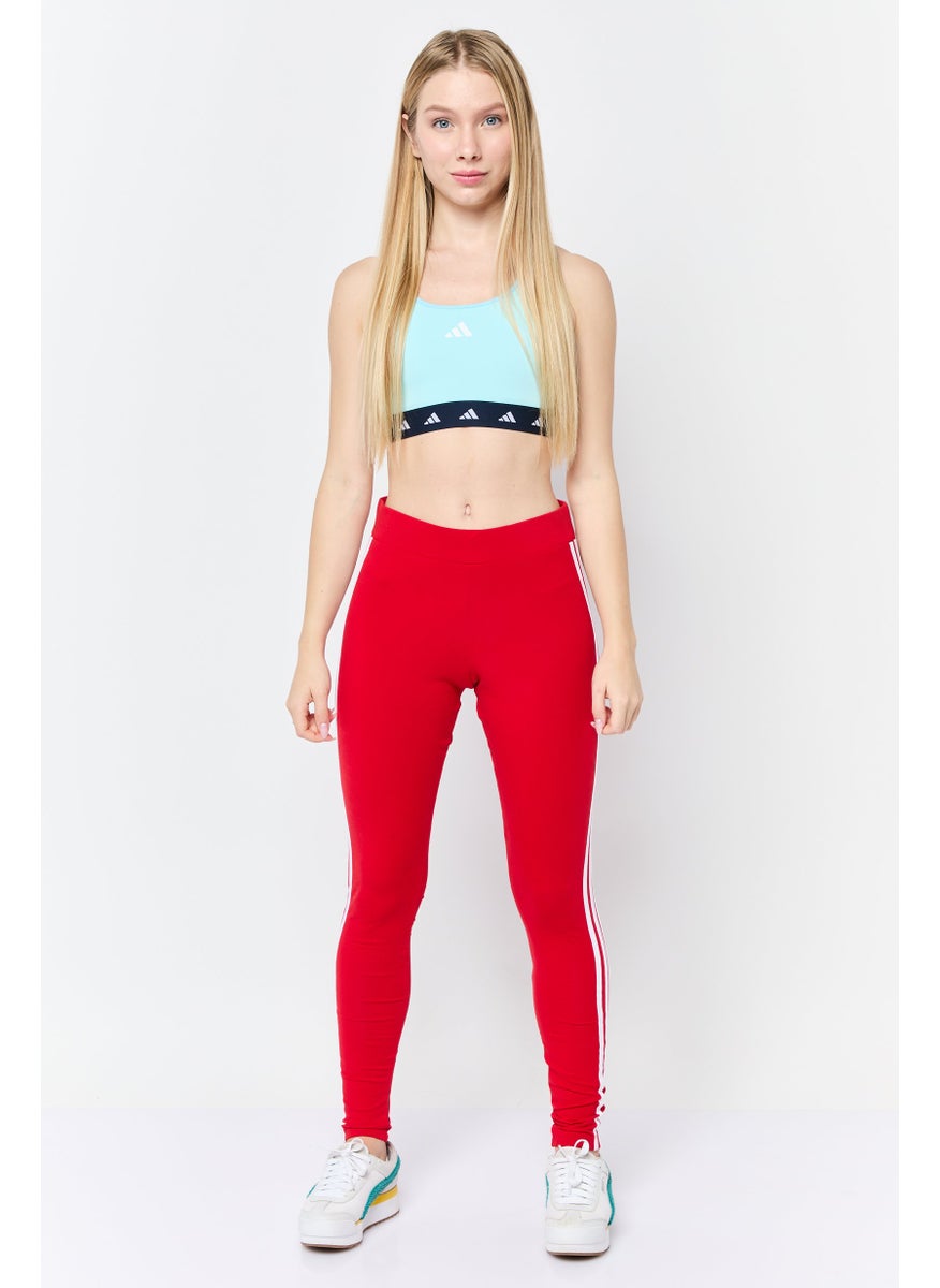 Women Sportswear Fit Training Leggings, Red