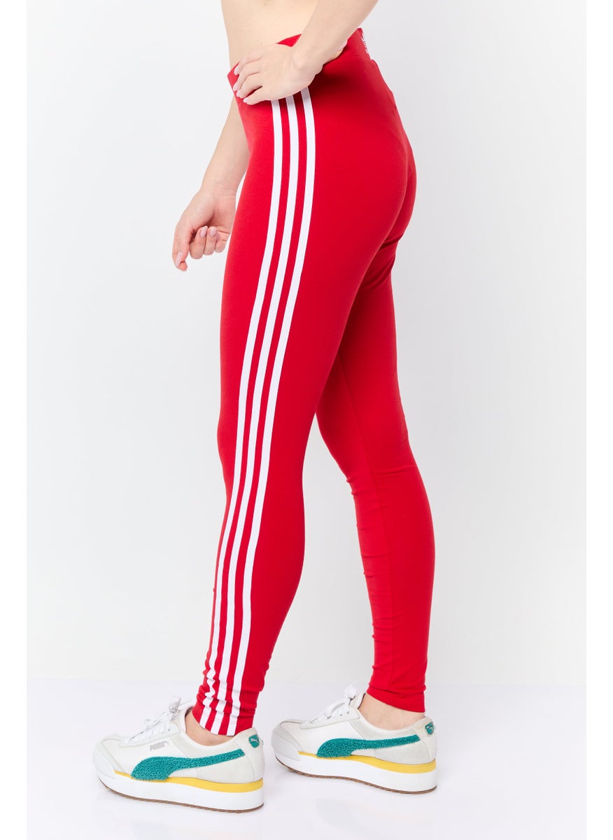 Women Sportswear Fit Training Leggings, Red