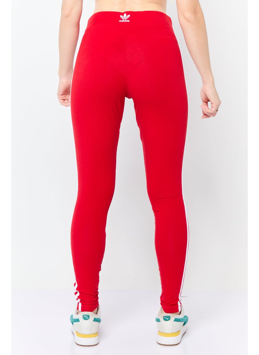 Women Sportswear Fit Training Leggings, Red