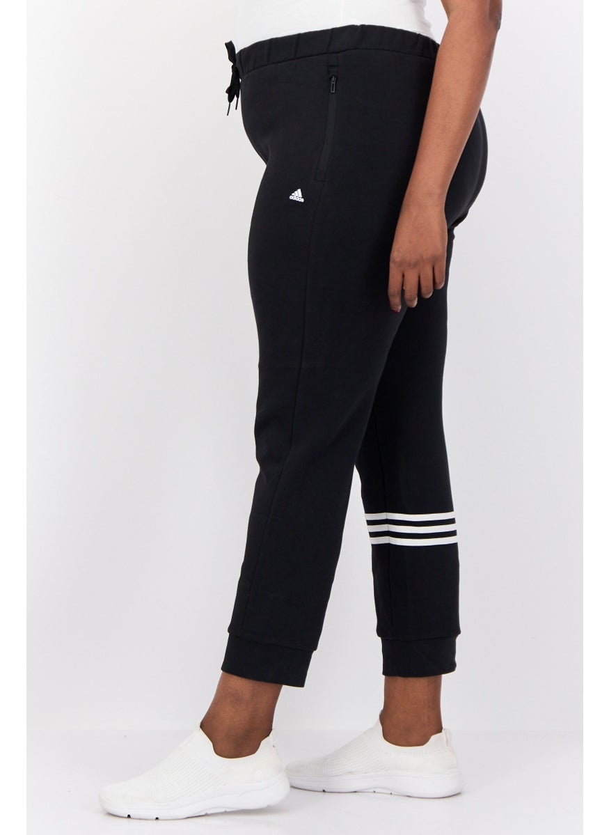 Women Sportswear Fit Running Sweatpants, Black