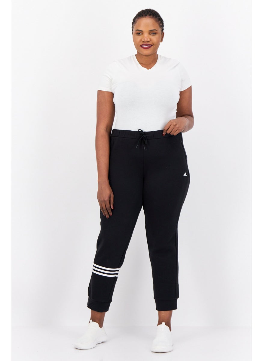 Women Sportswear Fit Running Sweatpants, Black