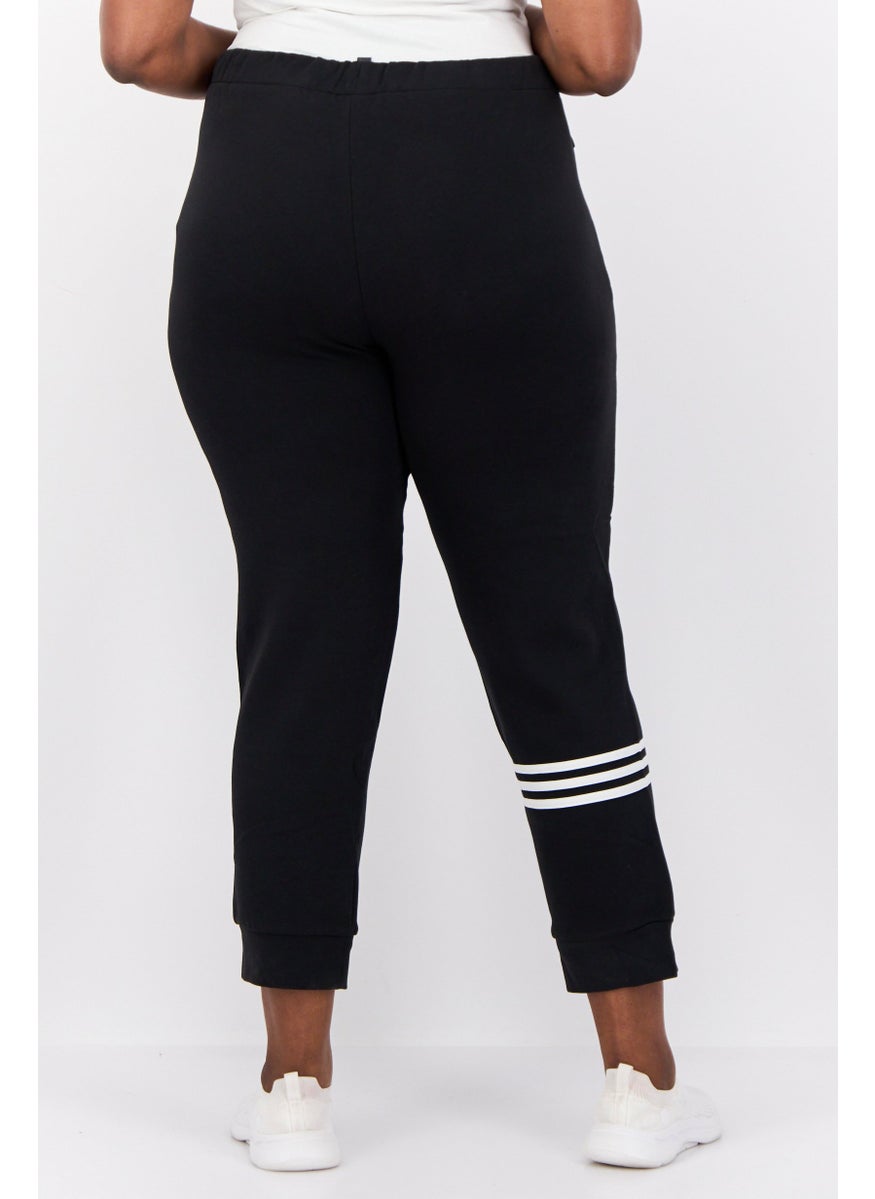 Women Sportswear Fit Running Sweatpants, Black
