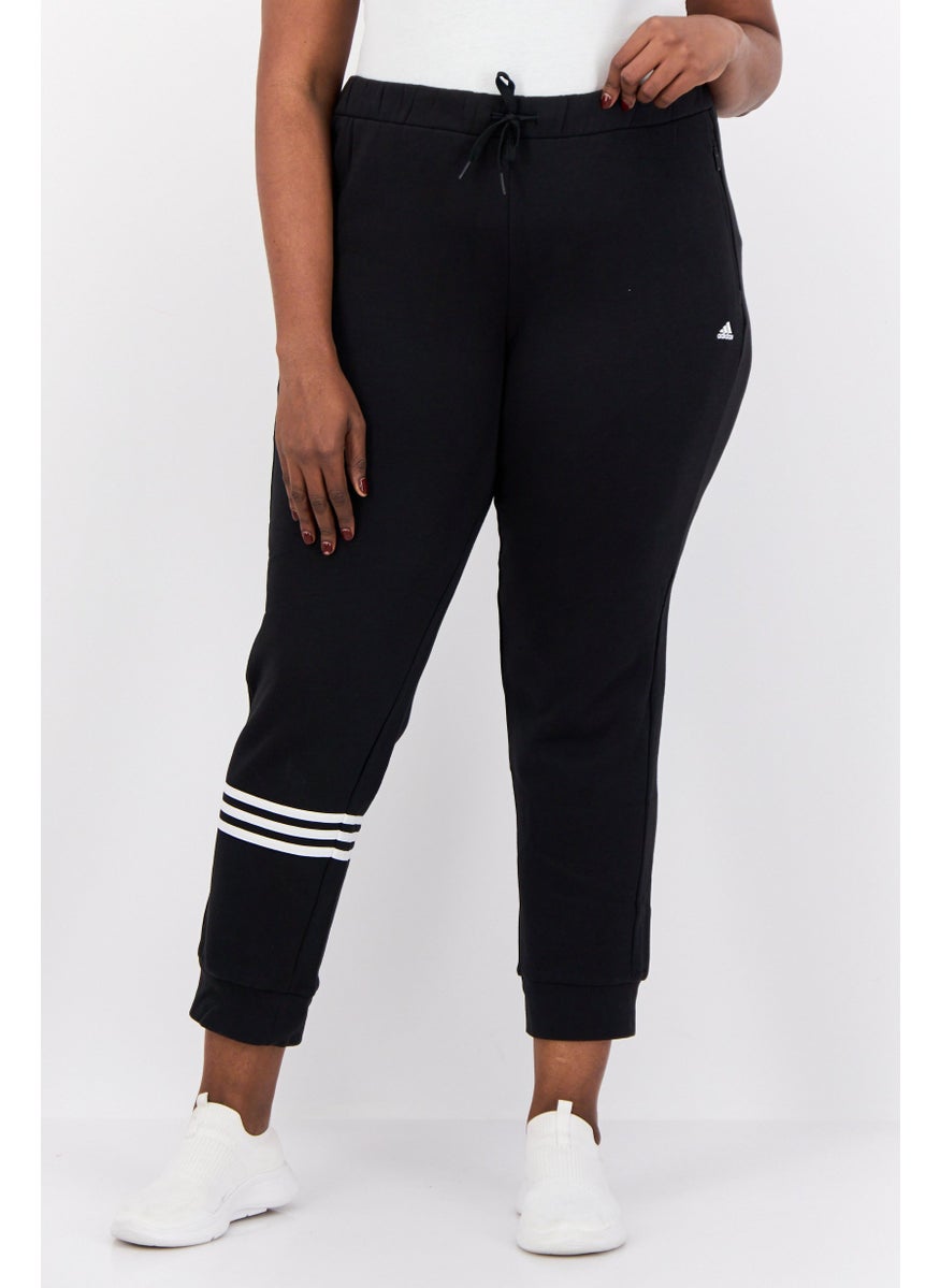 Women Sportswear Fit Running Sweatpants, Black