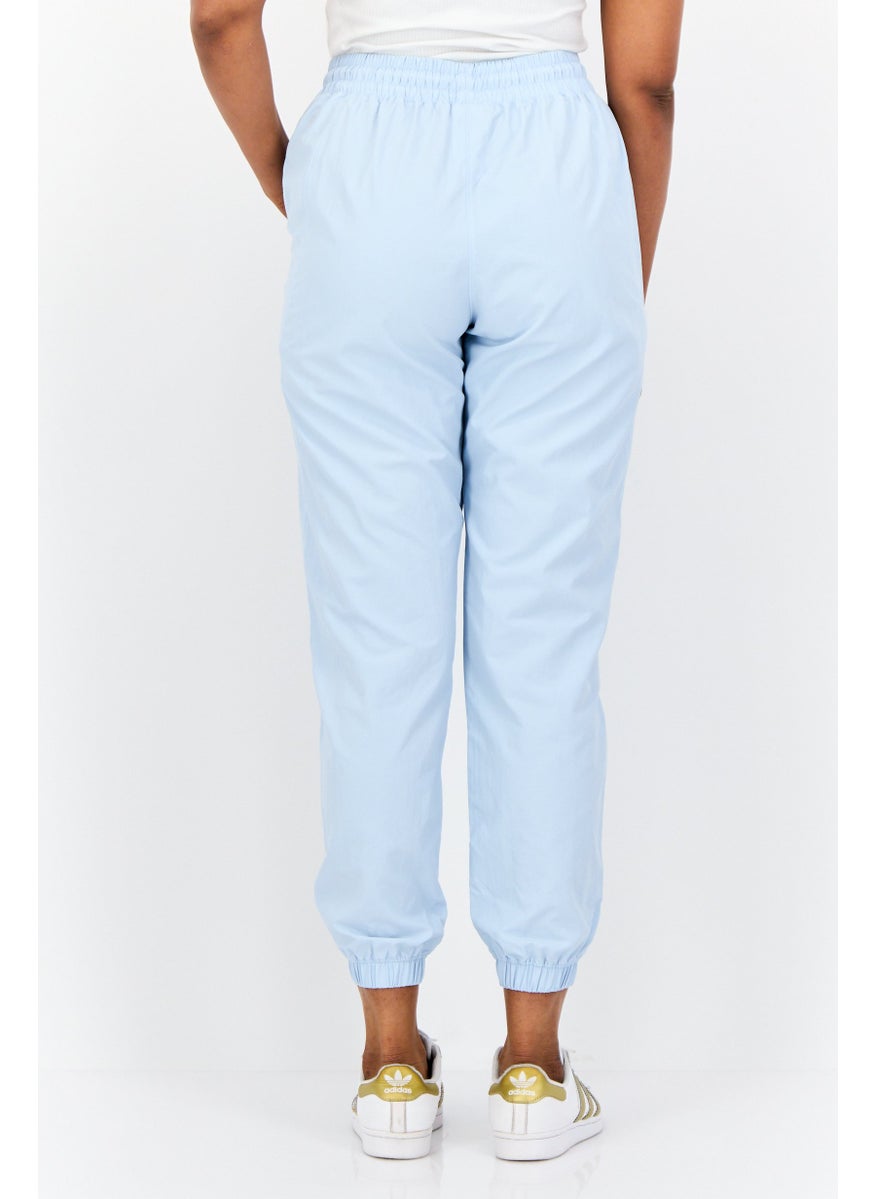 Women Sportswear Fit Drawstring Training Track Pants, Blue
