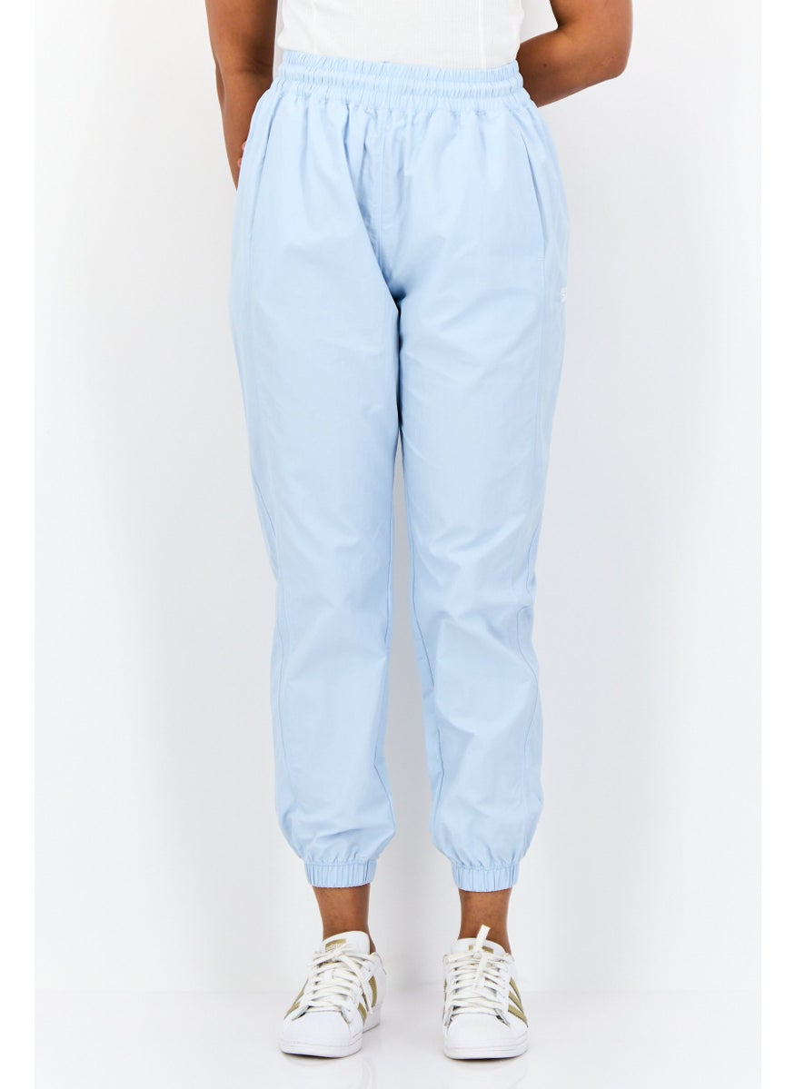 Women Sportswear Fit Drawstring Training Track Pants, Blue