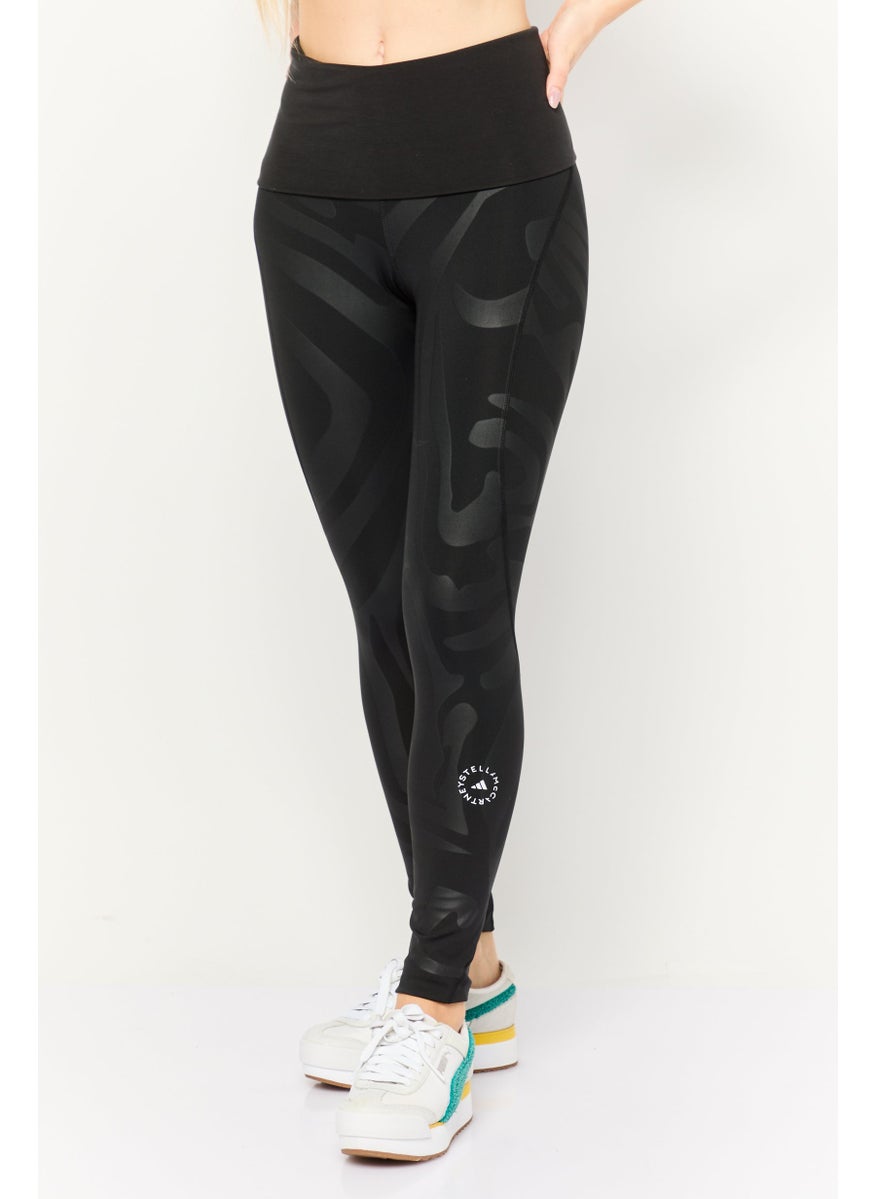 Women Sportswear Fit Training Leggings, Black