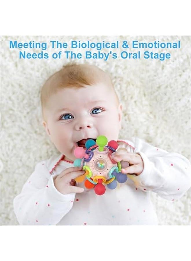 Baby Montessori Sensory Toys for 0-6 6-12 Months, Baby Teether Teething Toys for Babies 0 3 6 9 12 18 Months, Newborn Infant Learning Developmental Toys Gifts for 1 2 Year Old Boys Girls