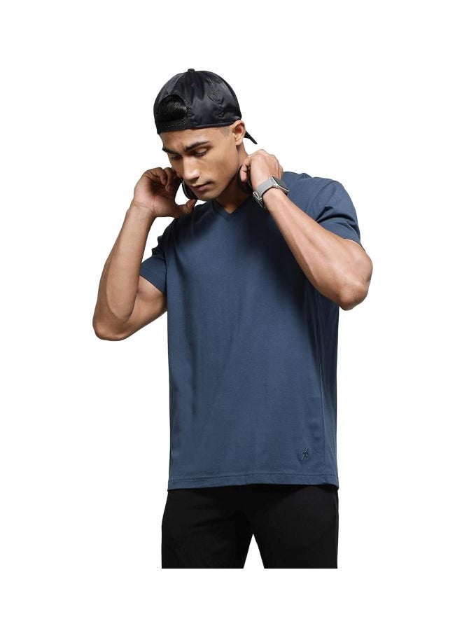 Jockey 2726 Men Super Combed Cotton Rich Solid V Neck Half Sleeve T Shirt
