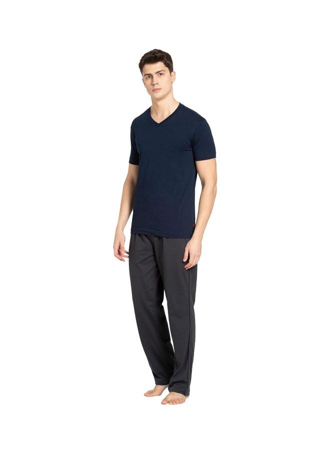 Jockey 2726 Men Super Combed Cotton Rich Solid V Neck Half Sleeve T Shirt