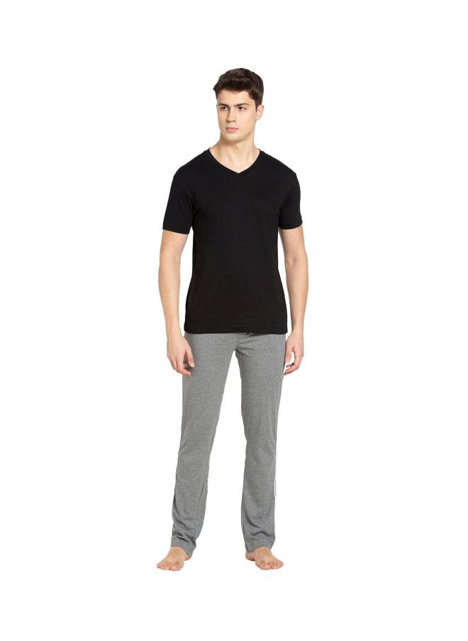 Jockey 2726 Men Super Combed Cotton Rich Solid V Neck Half Sleeve T Shirt
